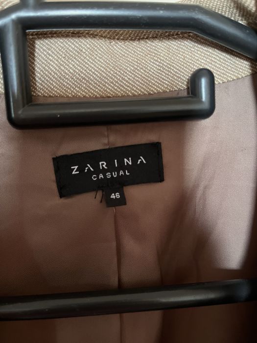 Пилжак zarina бежевый
