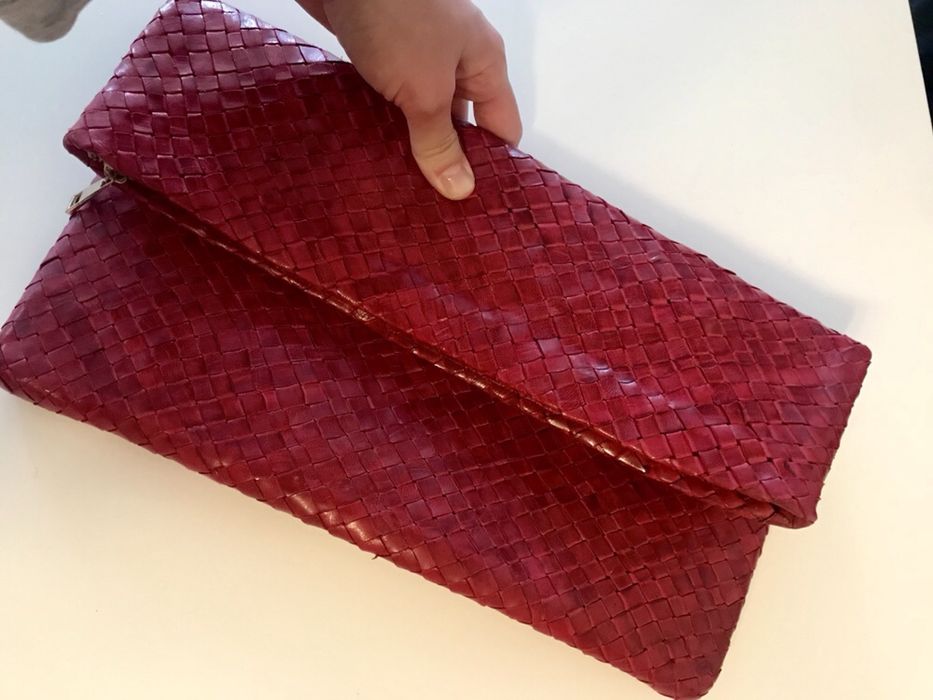 Poseta plic din piele