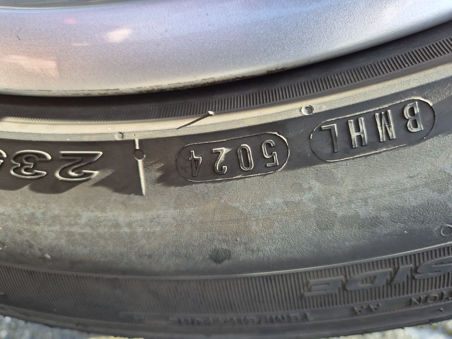 4бр летни гуми Нехсен/ 235-55-19/ 6- 6.5мм грайфер/