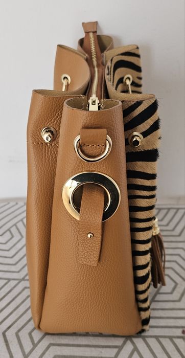 Geanta damă noua din piele naturala Made in Italy