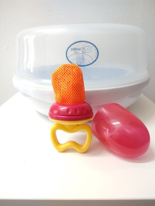 Avent стерилизатор за микровълнова и ръчна помпа за кърма