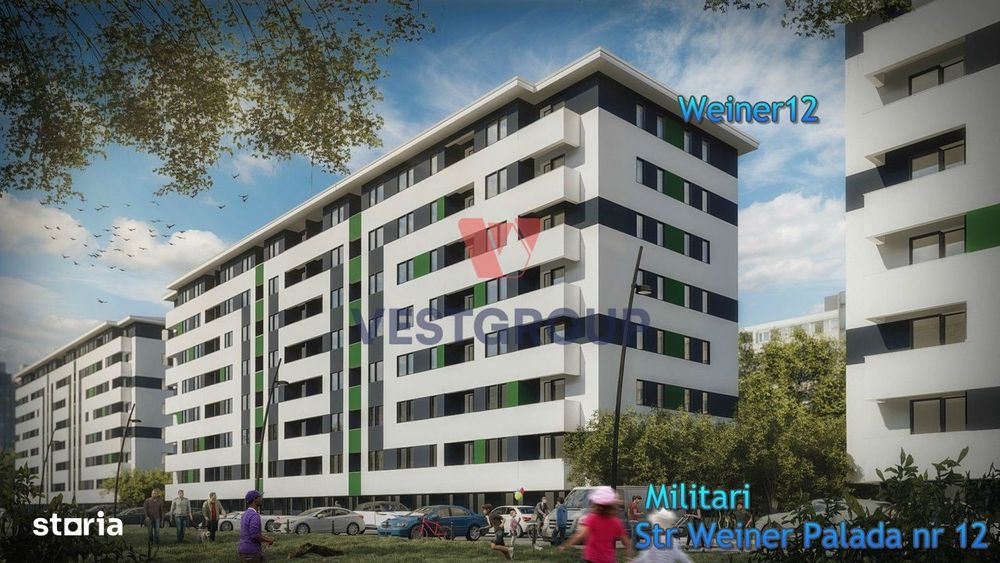 Apartament 2 Camere Weiner Residence Militari Direct Dezvoltator VEST