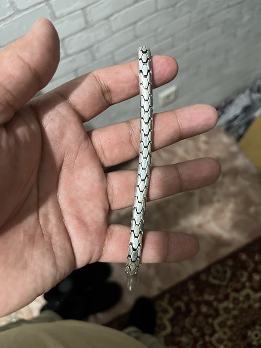 Браслет мужской серебро