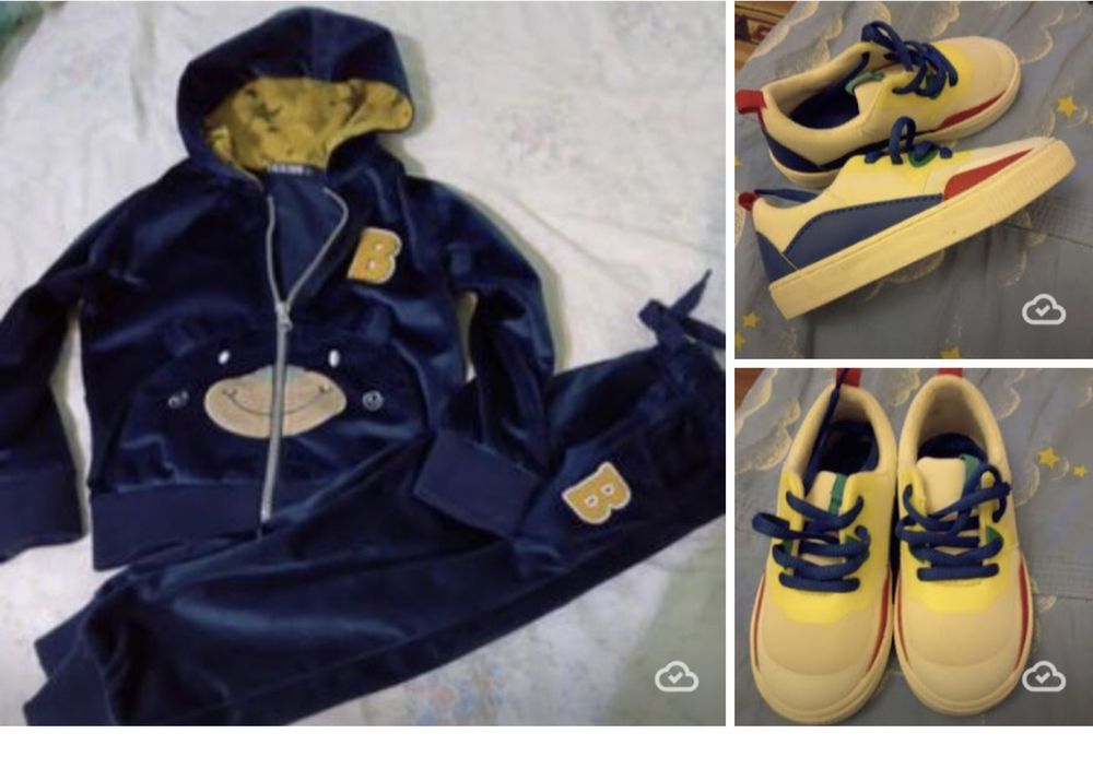 Trening catifea 92/98 si adidasi 26 zara