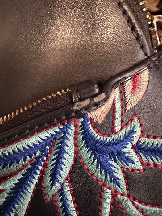 Раница Desigual изкуствена кожа и бродерия цветя