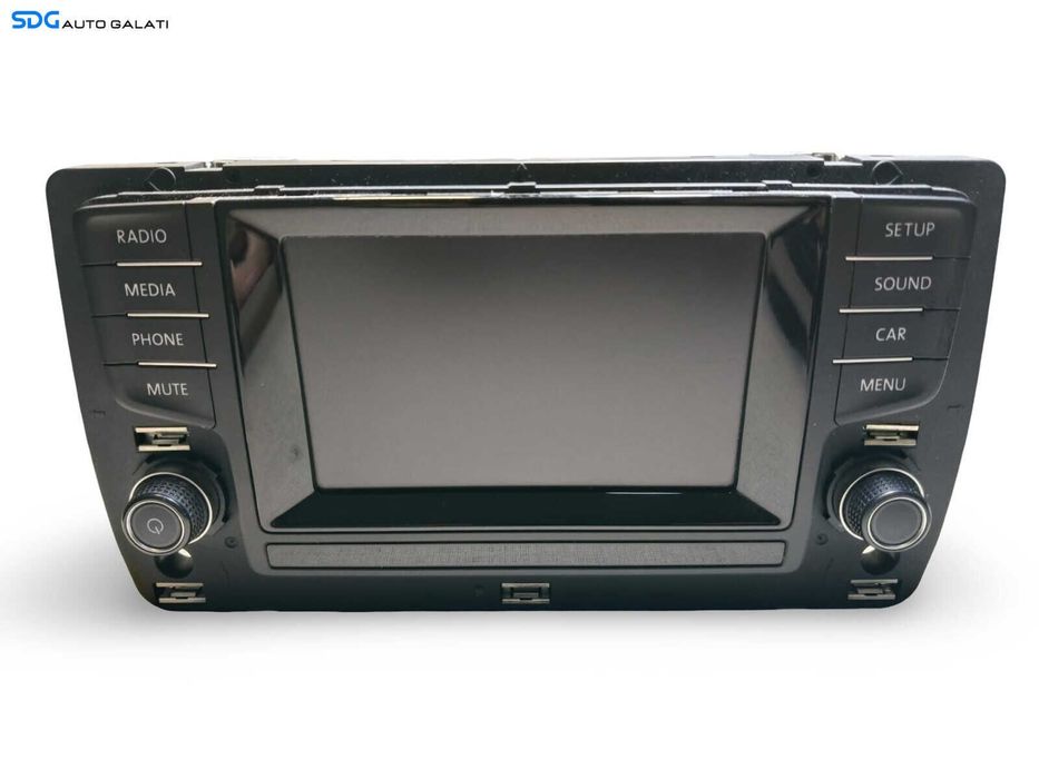 Display Ecran Tactil Touchscreen Radio CD Player Navigatie GPS Volkswagen Golf 7 2013 - 2017 Cod 5G0919605 [L5582]