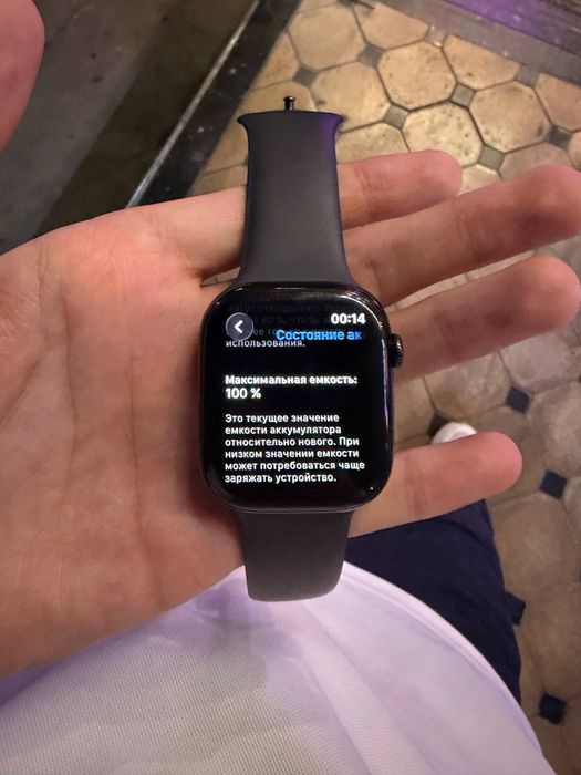 продается apple watch series 10 46mm jet black
