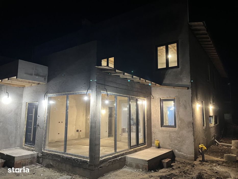 Vilă P+1 duplex la cheie cu 2 si 3 dormitoare și utilități