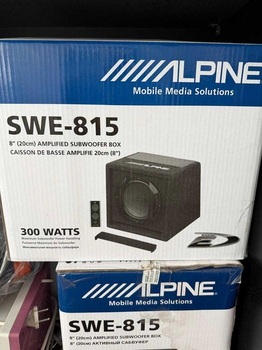 Subwoofer Alpine SWE 815 fara amplificator