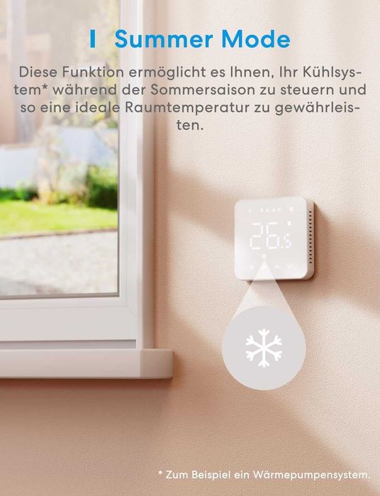 Meross WiFi интелигентен термостат за бойлери