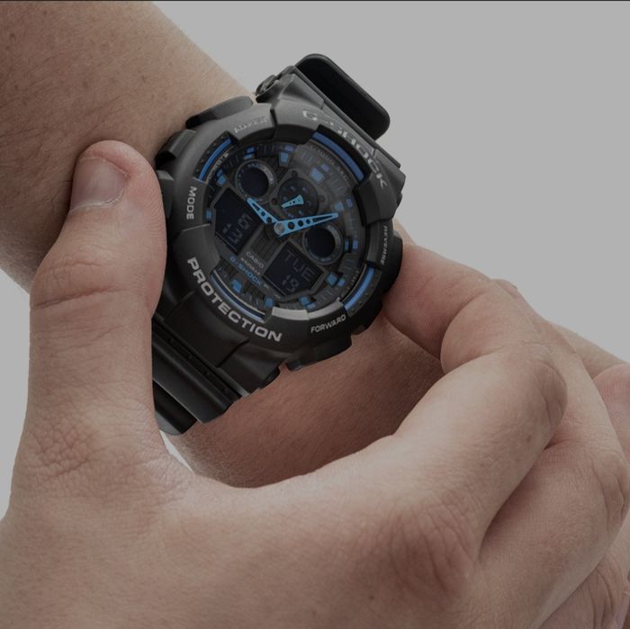 Casio G-Shock GA-100-1A2ER; ORIGINAL, acte, sigilat.