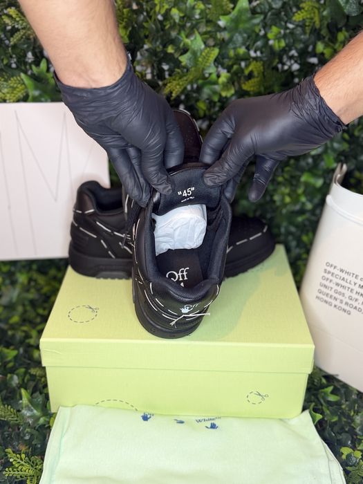 Adidași OFF-WHITE Out Of Office Low Sartorial Stitching Black Black