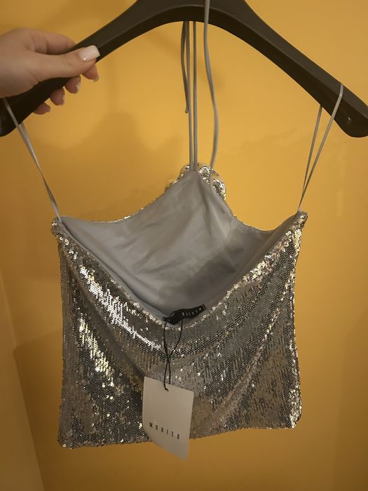 Бюстие с пайети, рокли Зара