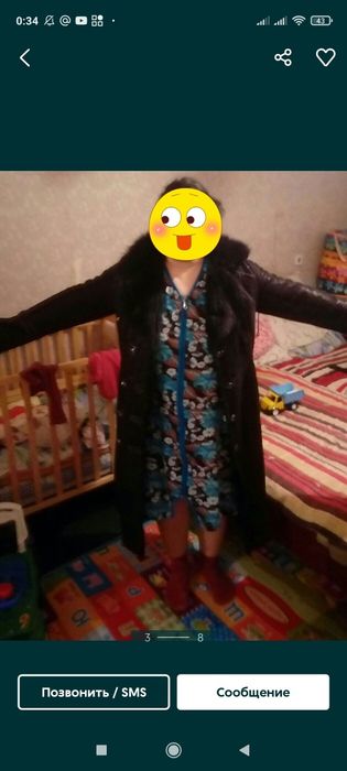 Продам женскую дубленку