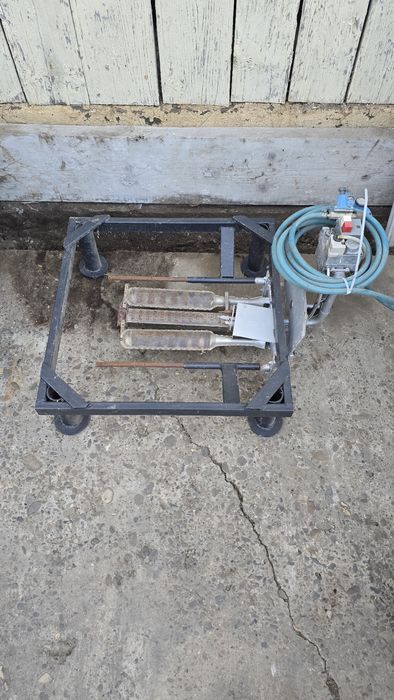 Cazan de cupru cu arzator automatizat