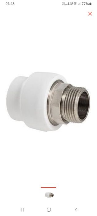 VAL TEC Фитинг соединитель 40х1 1/4