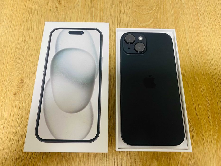 НОВ !!! Apple iPhone 15, 128GB, 5G, Black