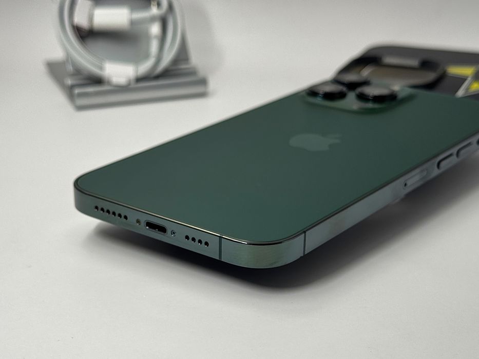iPhone 13 Pro Max, 128GB, Green, 100% батерия, КАТО НОВ, 2г. ГАРАНЦИЯ!