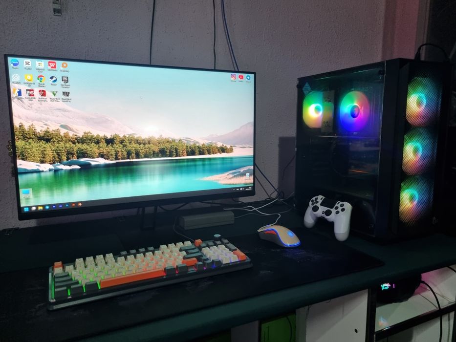 Kuchli Gaming Kompyuter + 180Hz Monitor