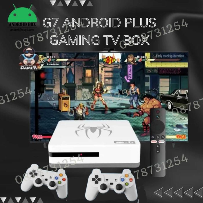 G7 Android Game TV Box 8K HD Конзола с 28 656 Ретро Игри