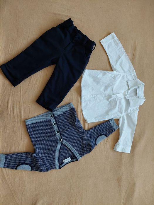 Set 3 piese băiețel 9 luni marimea 74