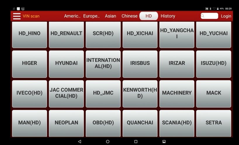 Tester auto Launch Turisme + Camioane, Tableta 10 inch inclusa