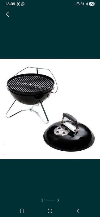 Новый угольный гриль WEBER.