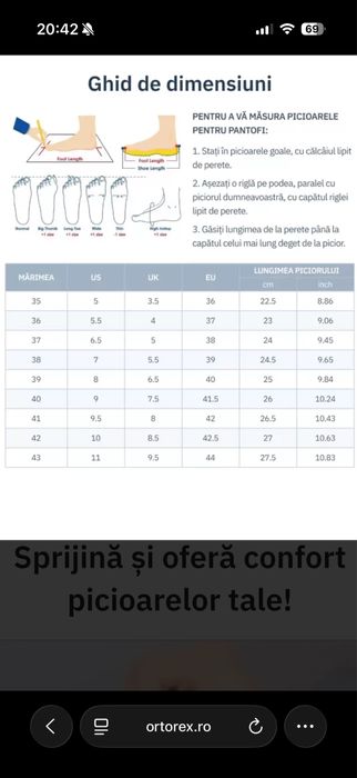 Papuci ortopedici
