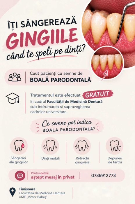 Tratament parodontal gratuit