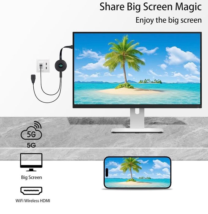 Адаптер Dongle HDMI Wireless Miracast 4K IOS ANDROID AirPlay