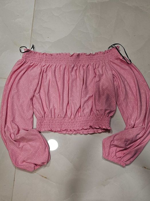 Блуза с паднали рамене, H&M размер S