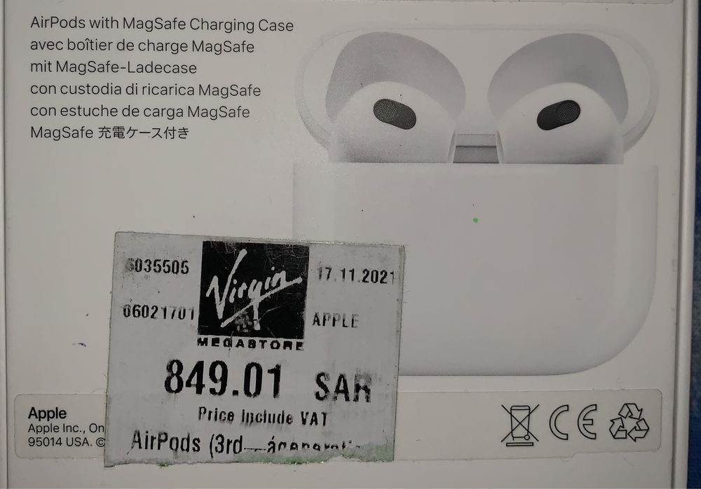 Наушники airpods оригинал с чехлом