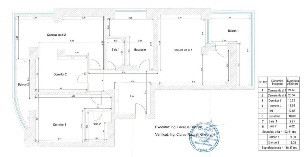 Apartament 4 Camere, Mobilat si Utilat Complet, Vedere Panoramica