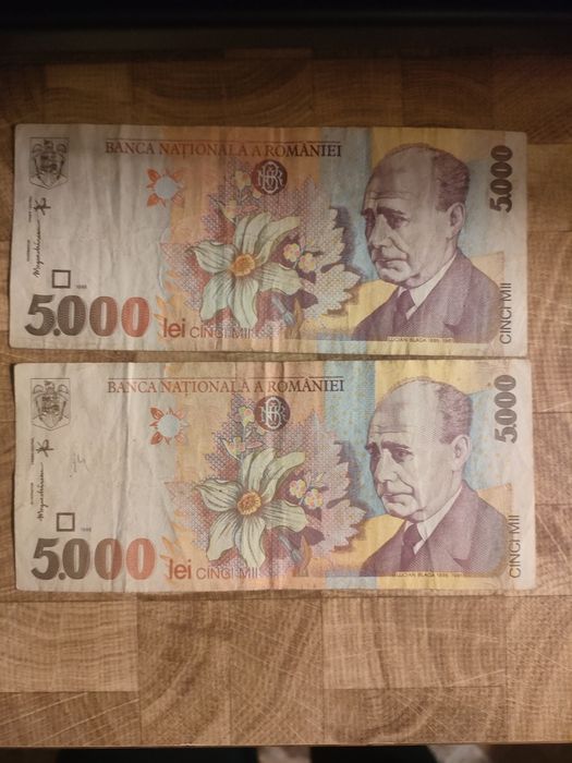 Vand bancnote vechi de 5000
