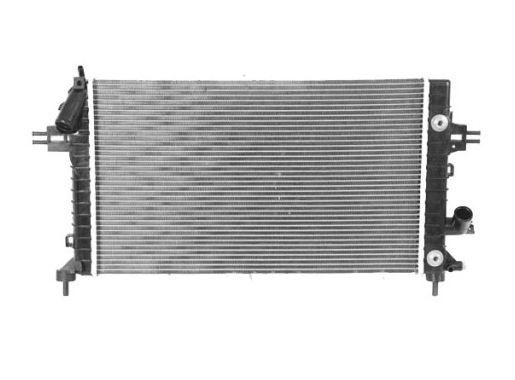 Radiator racire Opel Astra H, 10.2004-2014, Zafira B (T98), 07.2005-2011, motor 1.9 CDTI, 88 kw, diesel, cutie automata, cu/fara AC, 600x378x23 mm, aluminiu/plastic,