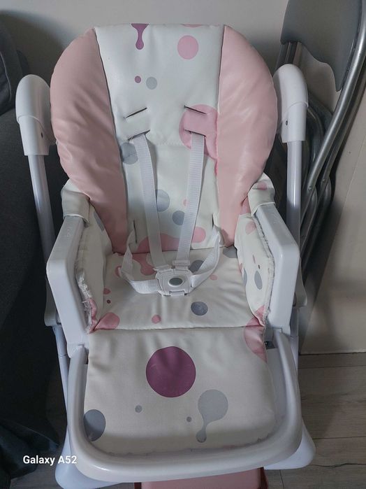 Столче за хранене Kinderkraft Yummy, Розово