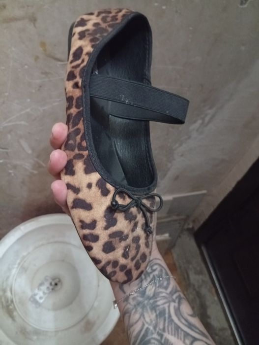 Балетки женские одеты 2 раза