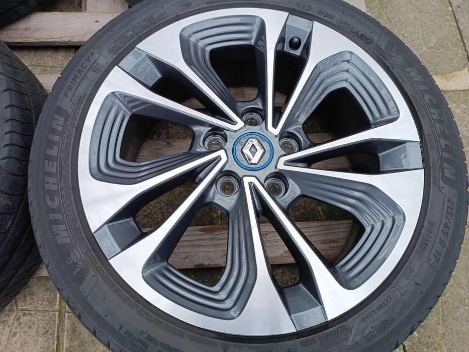Лети джанти 17ки 5х114.3 Renault + летни гуми Michelin