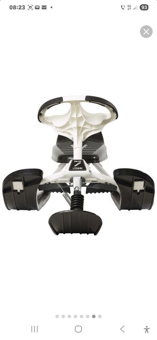 SANIE STIGA Snowrace Kink Size GT , 2 persoane,  alb