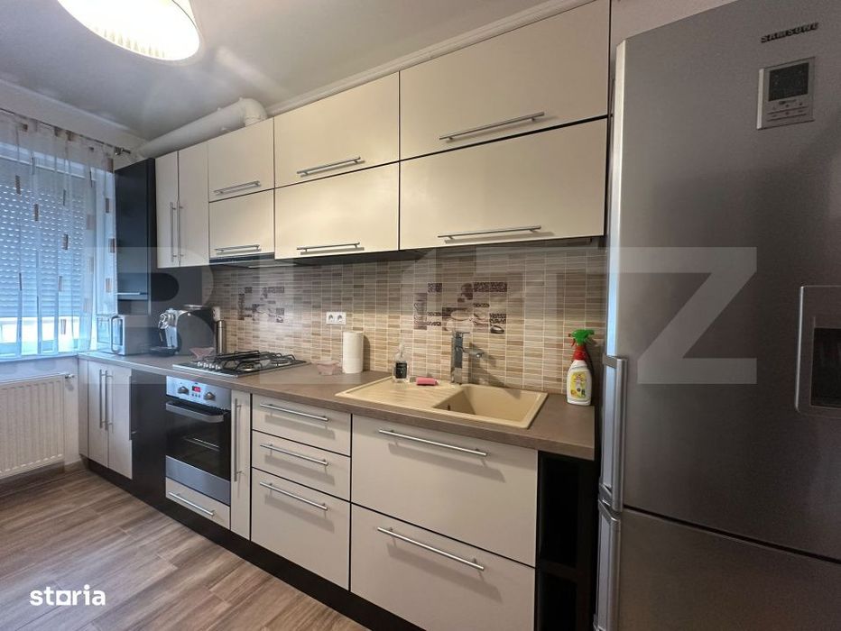 Apartament 1 camera decomandat, 39 mp + terasa 6 mp, Pietroasa