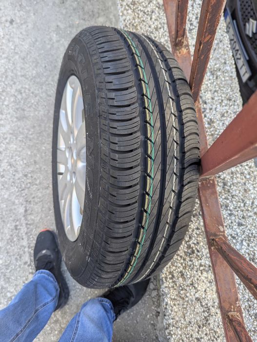 Авариен комплект гума патерица пълноразмерна с инструменти за VW/SKODA/SEAT 195/65/15" 6.5J ET 50 нови