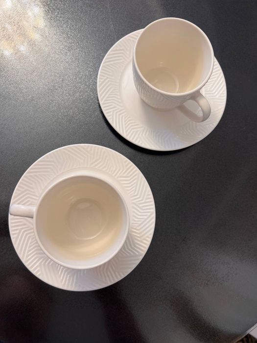 Кофейные чашки с блюдцем, комплнкт на 2 персоны