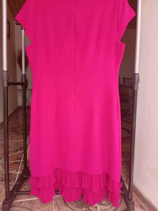 Rochie fucsia mătase mărimea 44