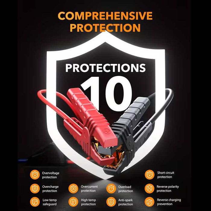 Преносим JCTST 2000A бустер за стартиране на ДВГ