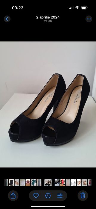 Pangofi negri damă mărimea 35
