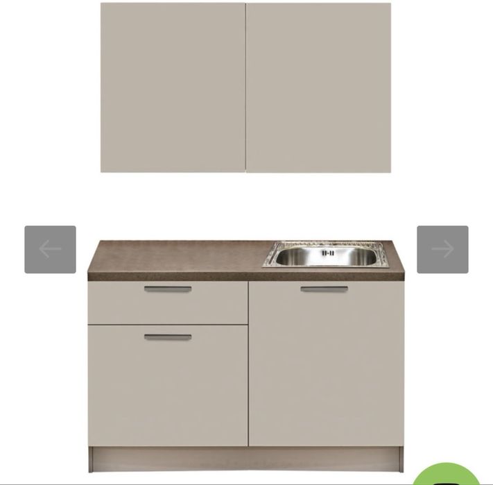 Шкаф с вграден плот и мивка + 2 шкафа отделни