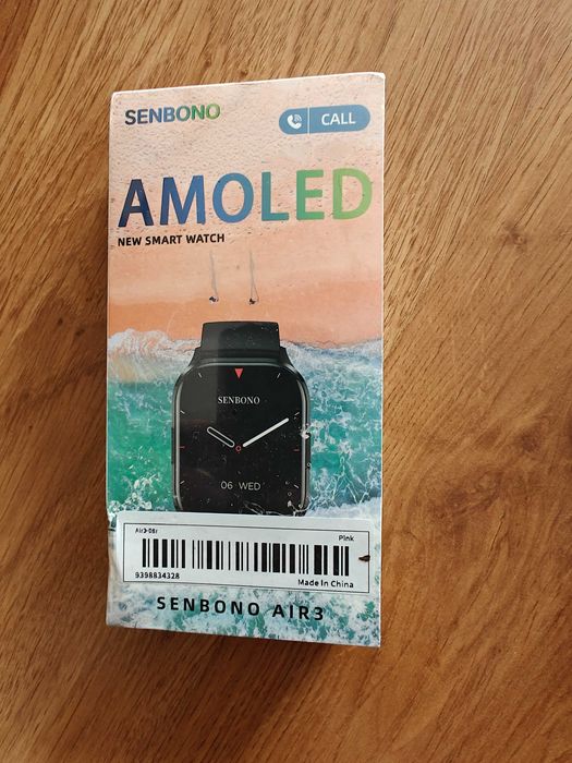 Ceas smartwatch senbono Pink nou sigilat. 3 luni garanție