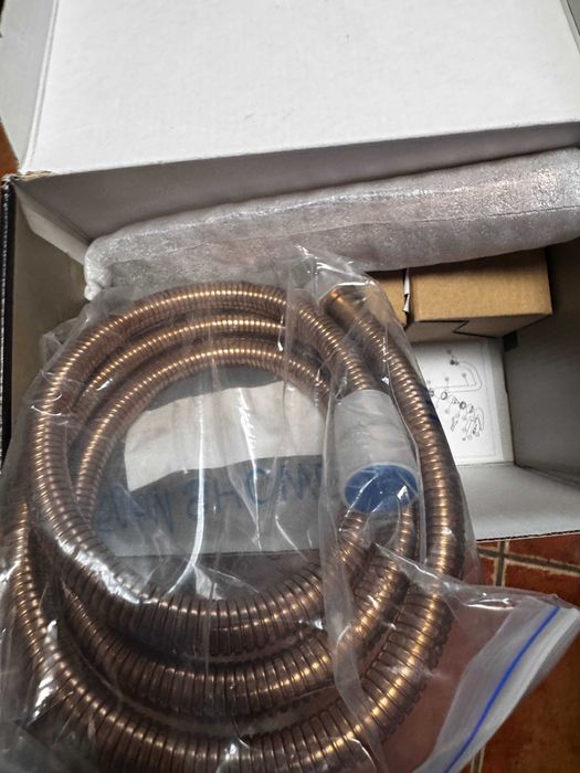 Baterie cada/dus, Demm, Sven, kit dus inclus, aur roz lucios