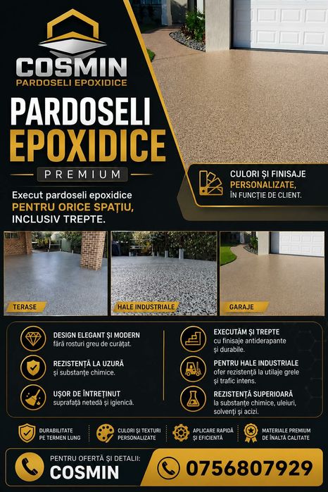 Execut pardoseli epoxidice.Nr.:0756807929