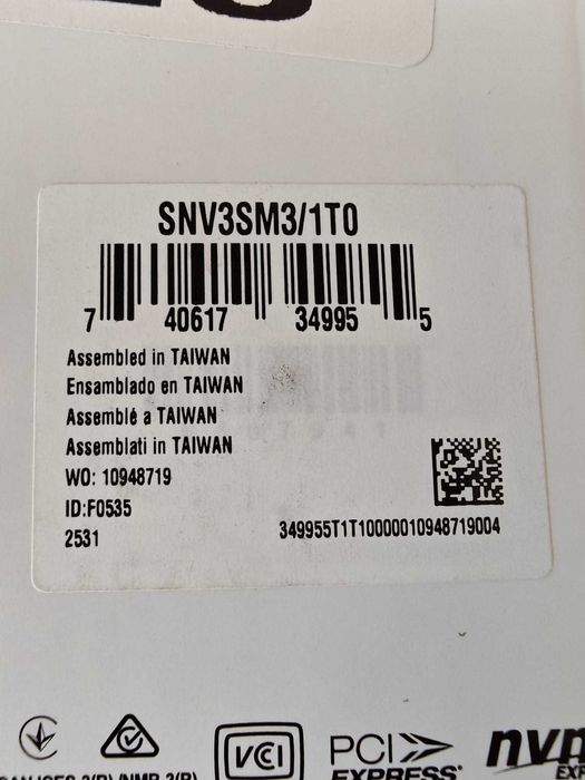 SSD 1TB Kingston NV3 PCI-Express 4.0 x4, M.2 2230, SNV3SM3/1T0